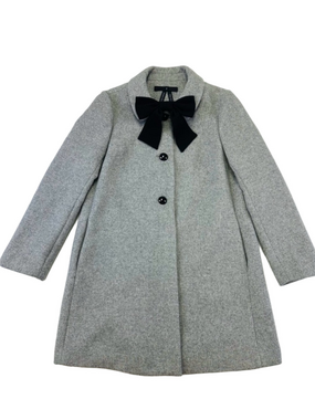Bread n Butter grey flannel womens fabric coat Size 2
Detachable bow Coquette